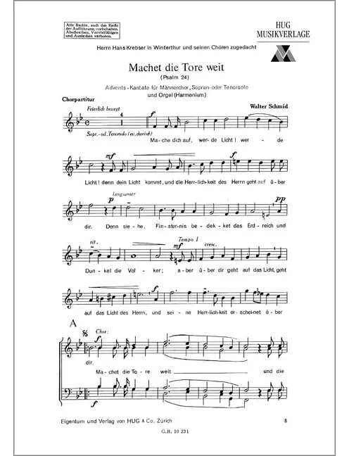 Machet die Tore weit